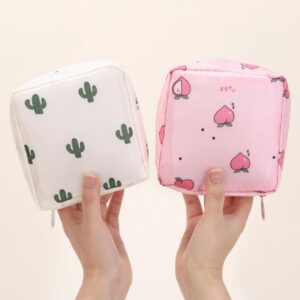 Cactus Print Makeup Bag Compact Zip...
