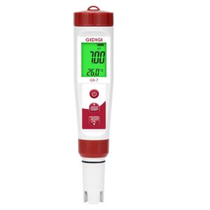 Digital Chlorine and pH Meter, 7 in...