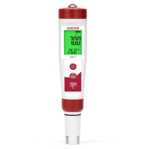 Digital Chlorine and pH Meter, 7 in...