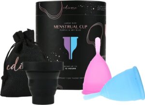 Edicare, Menstrual Cup, Includes Tw...