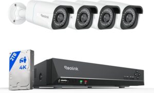Reolink 4K Security Camera Kit, 4X ...