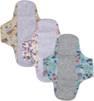 Reusable Menstrual Pads, 3 Pieces R...