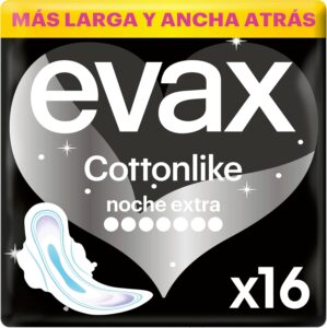 Evax Cottonlike Extra Night Pads wi...
