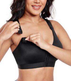 Lemorosy Post-op Bra with Front Clo...