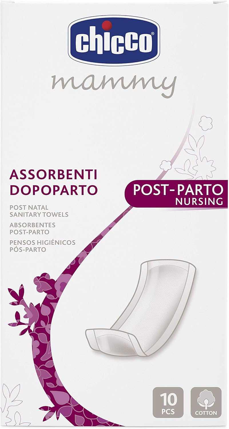 Chicco Mamma Mini Kit, Contains Postpartum Pads, Disposable Slips Antibacterial Absorbent Pads - 650g - Image 2