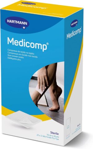 MEDICOMP, 10 x 20 Sterile Gauzes, N...