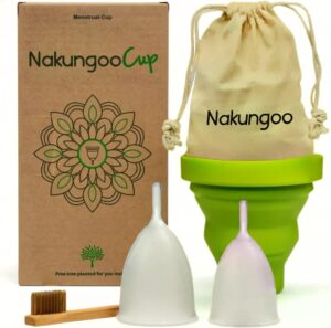 Nakungoo Menstrual Cup Soft 100% Ce...