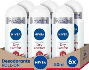 NIVEA Dry Comfort Roll-on 6 Pack (6...