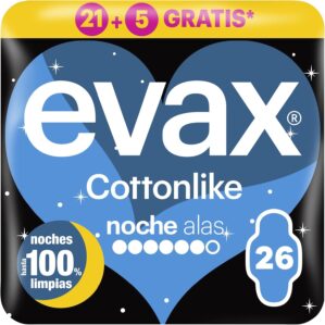 Evax Cottonlike Night Pads with Win...