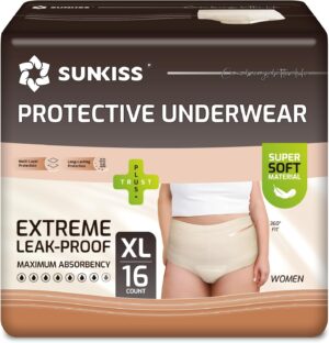 SUNKISS Adult Diapers Women, Dispos...