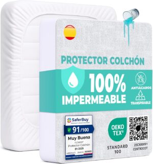 Mattress Protector 90 x 190 cm Wate...