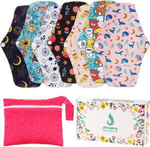 PHOGARY 7 Pack Reusable Menstruatio...