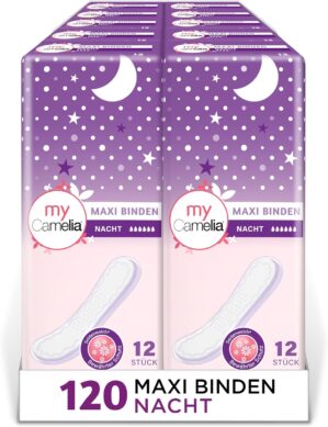 Camelia Maxi Night Pads 12 x 10