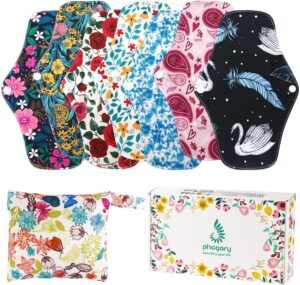 PHOGARY Reusable Menstrual Pads, Wa...