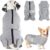 SlowTon Dog Surgery Recovery Suit – Alternative Cone Shaped Collar for Dogs After Surgery with Zipper, Professional Pet Recovery Shirt