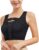 KUMAYES Postoperative Sports Bra, Front Closure Sports Bra for Post Operative with Back Support Running Seamless Yoga Fitness
