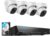 Reolink 5MP PoE Surveillance Cameras Kit, with 4X 5MP People/Vehicle Detection Outdoor PoE IP Cameras and 8CH 4K NVR with 2TB HDD, Continuous Recording, Night Vision, RLK8-520D4-5MP