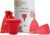 Edicare, Menstrual Cup, Includes Two Cups, 1 Sterilizer and a Carry Bag, Medical Grade Silicone, Soft, Reusable and Washable 100% Safe (S)