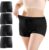 Carer Pack of 4 Disposable Panties Postpartum High Waist Briefs Breathable and Elastic for Pregnancy, Postpartum and Caesarean Section, Black/White, XXL