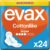 Evax Cottonlike Compresas Super con Alas – 24 unidades