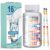 150 Pieces 16 in 1 Water Test Strips, Pool and SPAs Water Test and Drinking Water, Water Test Strips Kit with 16 Parameters, Total Hardness Analysis, pH Test, Alkalinity