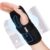 Breathable Wrist Splint with 2 Metal Splints for Carpal Tunnel Fractures and Wrist Pain Sprains Black Right