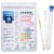 50 Pieces 16 in 1 Drinking Water Test Strips, 50 Tests for Water Quality Drinking Water Tester and 1 Test Tubes Quick Analysis PH Heavy Metals Nitrate Chlorine for Aquarium Tap