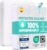 Mattress Protector 90 x 190 cm Waterproof Mattress Cover Fitted Sheet Waterproof Cotton and Microfibre Mattress Cover for Bed Breathable Cover Hypoallergenic Anti-Dust Mite Machine Washable