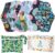 PHOGARY Pack of 7 Reusable Menstrual Pads, Washable Night Pads for Abundant Menstrual Flow, Cotton Pads with Wings, Ideal for Night Use